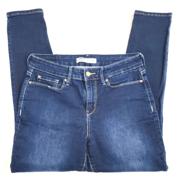 Levi Strauss Signature Gold Mid-Rise Skinny Jeans Sz 4S - Picture 1 of 13